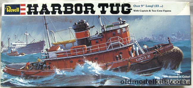 Revell 1/108 Harbor Tug - Tugboat Lucky XI  (ex Long Beach), 5001 plastic model kit